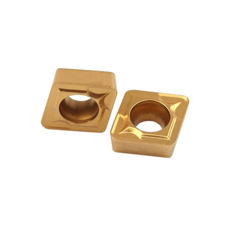 Insertos de torneado serie CCMT CCMT060208 CCMT060204, cuchillas de carburo, máquina cortadora de torno CNC, insertos, piezas de herramientas de torneado interno