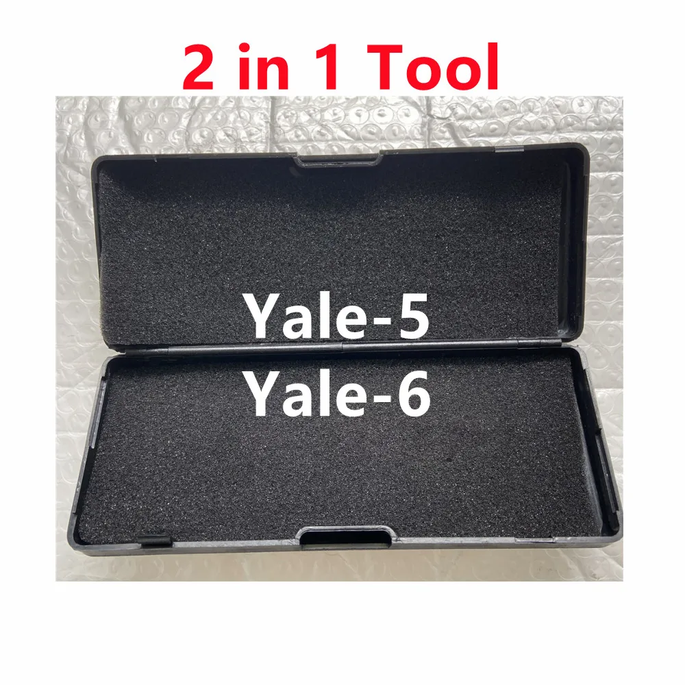 Original 2 in 1 Lishi Tools Decoder Yale-5 Yale-6 244 Lishi 2-in-1 Decoder Tool Hand Tools For Yale 244