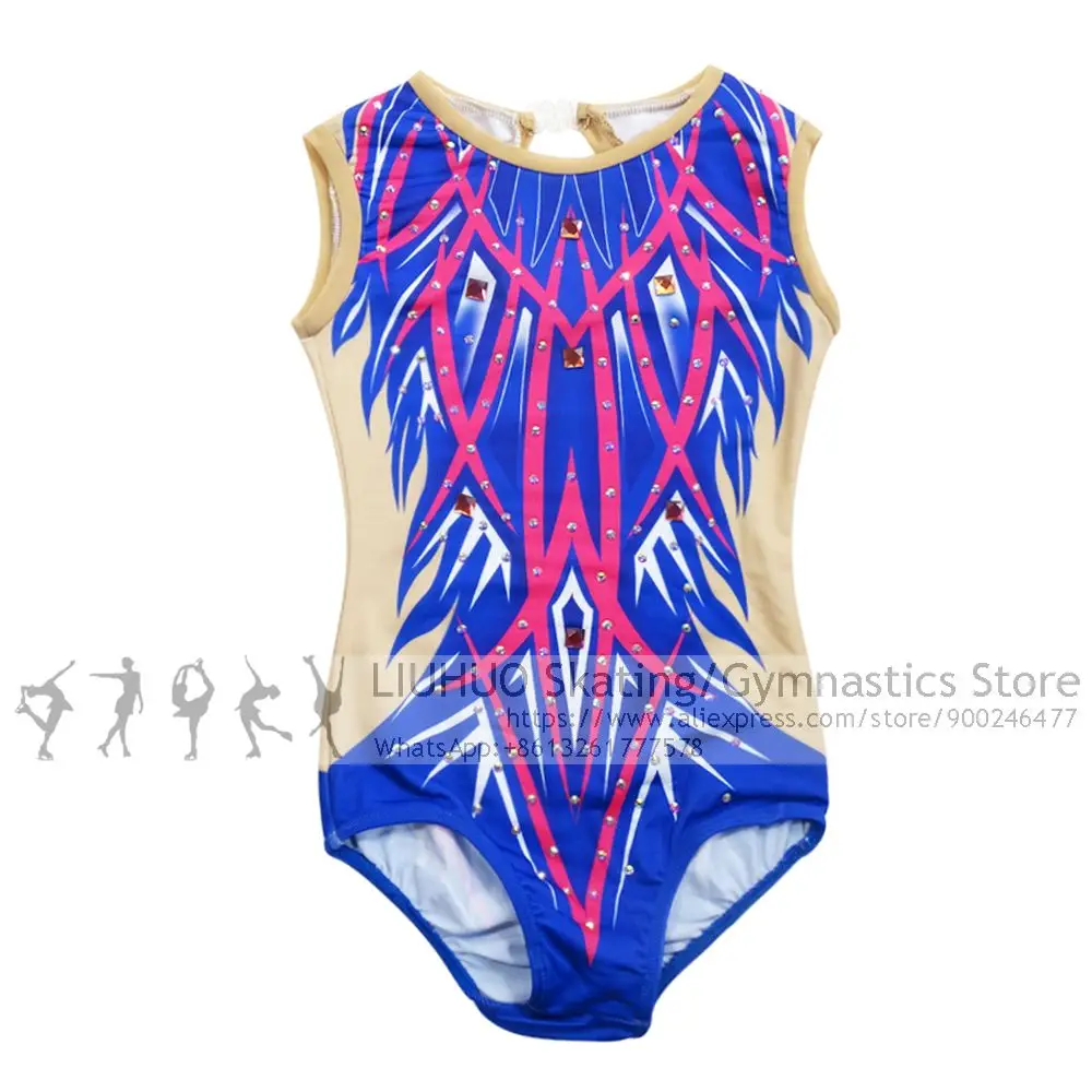 Gymnastics Leotards Girls Teens Competitions  Kids Ice Skating Dress Rhythmic Leotard Artistic Christmas Gifts Multicolor