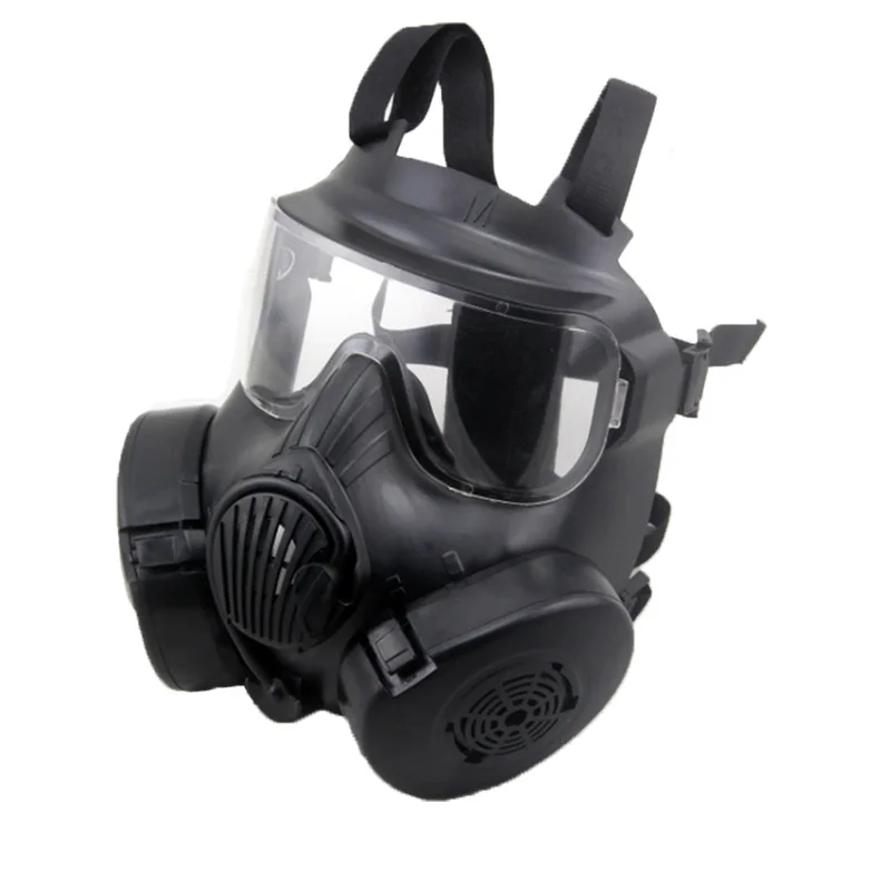 New U.S. Army Cosplay M50 Gas Mask with Fan CS Outdoor Skeleton Military Fan Riding Masks