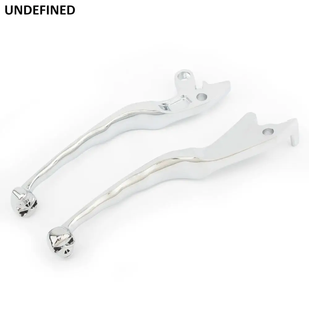 Motorcycle Skull Clutch Brake Levers Chrome For Suzuki Intruder 800 1400 1500 1994-2004 Boulevard S50 S83 C90 2005-2007