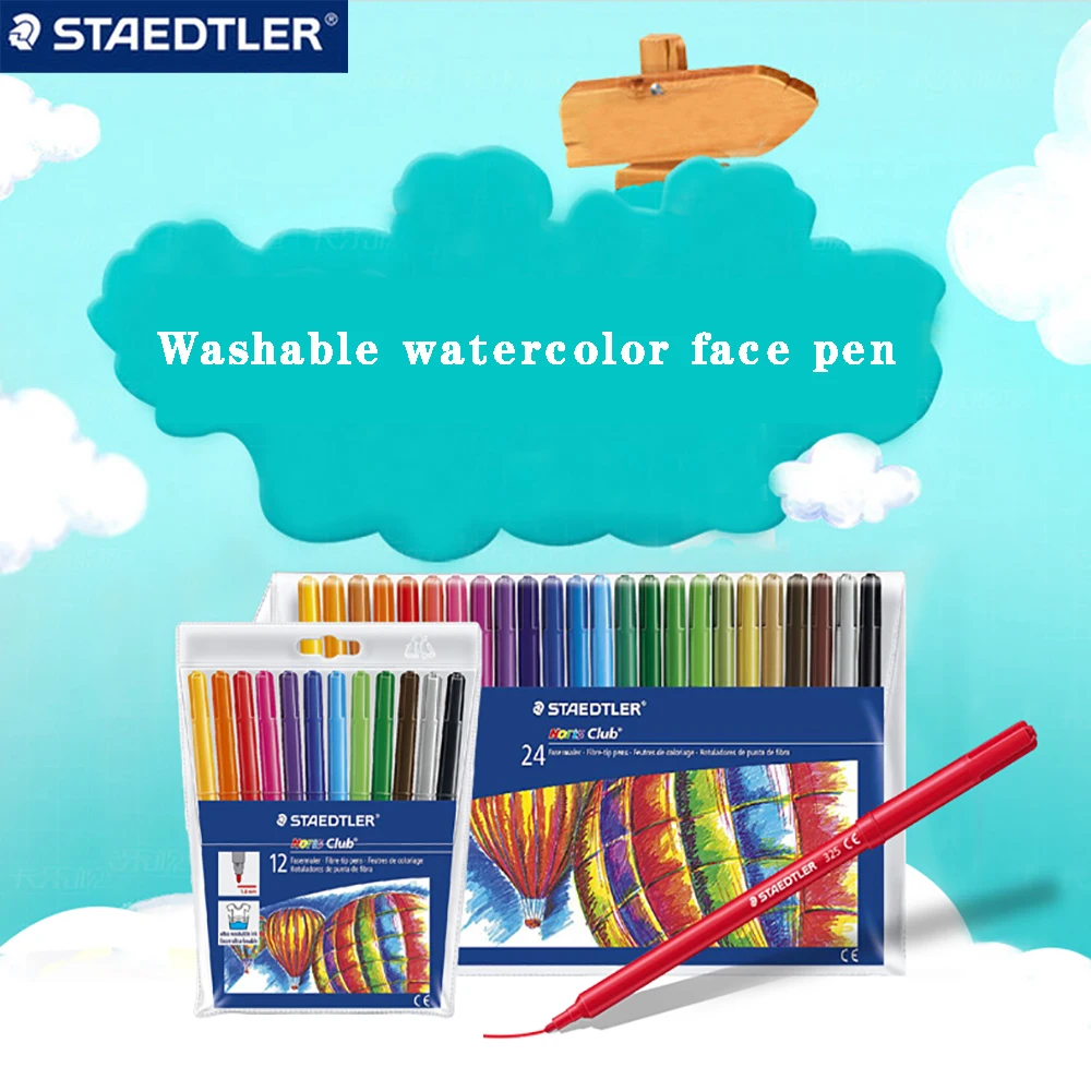 STAEDTLER 325 WP12/24 Color Watercolor Pen Washing Children's Drawing Painting Color Artist Supplies Sketch