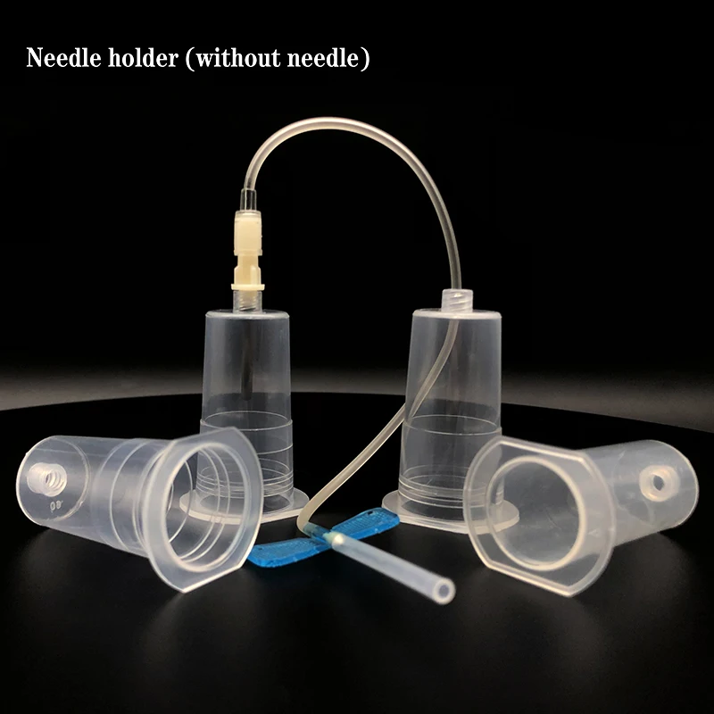 

Needle Holder Disposable Plastic accessories are suitable for all kinds of blood collection needles vacuum blood Tube Holder