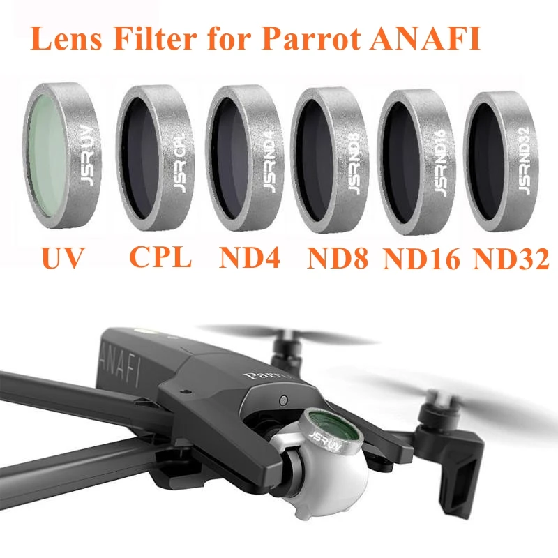 Parrot ANAFI Drone Filter CPL ND4 ND8 ND16 ND32 Neutral Density Polarizing Lens Filter for Parrot ANAFI Drone Gimbal Accessories