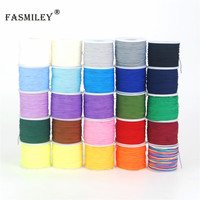 Nylon Cord  Multi 0.6mm Macrame Chinese Knot Beading Chinlon Kumihimo 130m/Roll 1pcs/Lot String Polyamide Yarn Knit Rope DS703