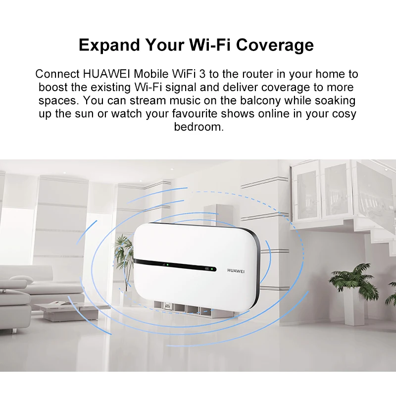 Imagem -04 - Roteador Wifi Móvel E5576855 Mesh Extensor Repetidor Desbloquear 4g Lte com Cartão Sim Modem sem Fio Novo Huawei4g