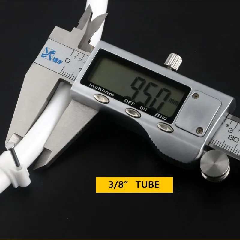 3/8 "PE 파이프 벽 고정 기본 클립, RO 물 빠른 커넥터 직경 9.5mm 피팅 필터 시스템 부품 못 놓기 및 배선