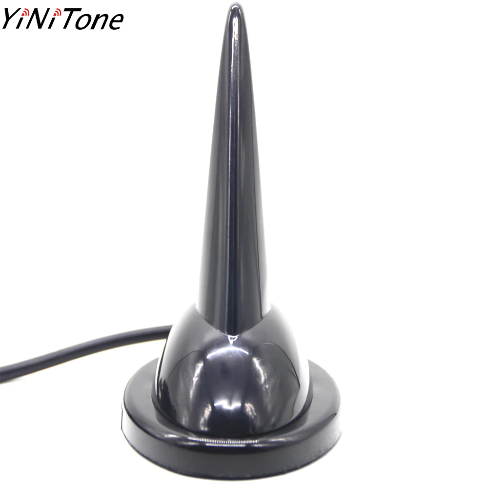 Imagem -03 - Yinitone-antena Dual Band para Qyt Kt7900d 8900 Bj328 Bj-318 Baofeng Pl259 to n Sma Bnc Shark Fin Design Vhf Uhf 144 Mhz 430mhz