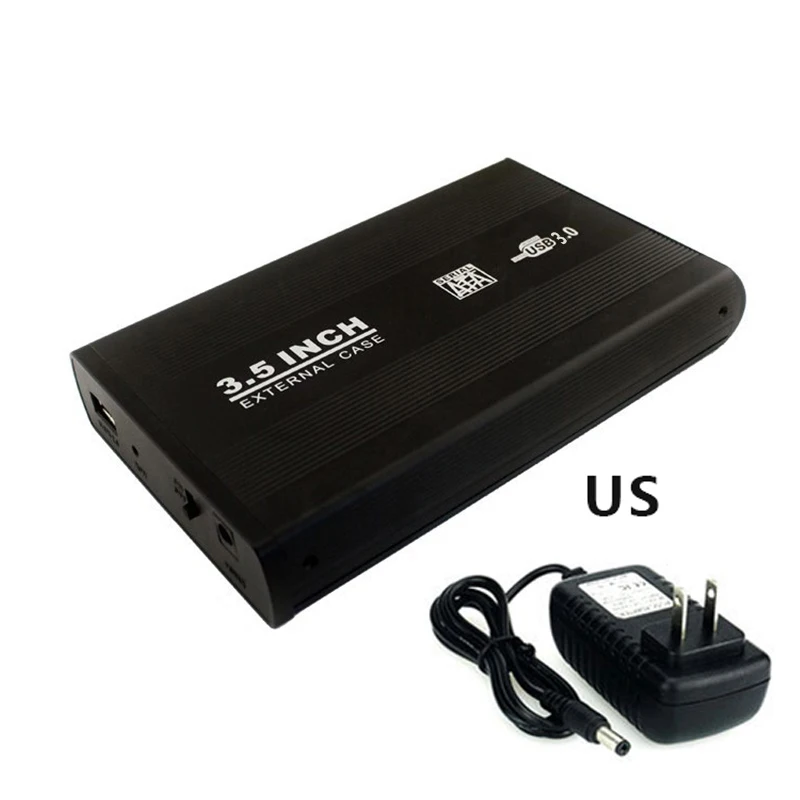 SATA에서 USB 3.0 데스크탑 알루미늄 합금, 강력한 방열 하드 드라이브 인클로저, 외부 모바일 HDD 인클로저, Q07, 3.5 인치