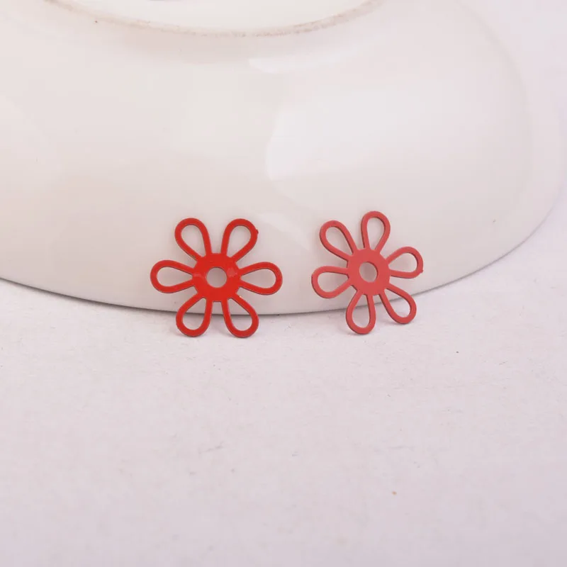 50 Stück AC10911 15mm Blumen-Filigran-Anhänger DIY Schmuck Halskette – Detail 10