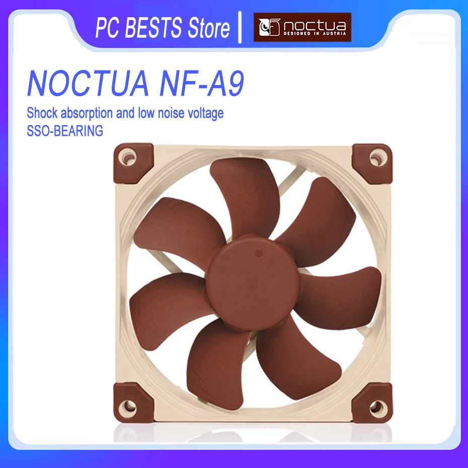 Noctua NF-A9 Case Fan 90mm CPU Cooler 3PIN/4PIN PWM Temperature-Controlled Chassis Quiet Heatsink fans