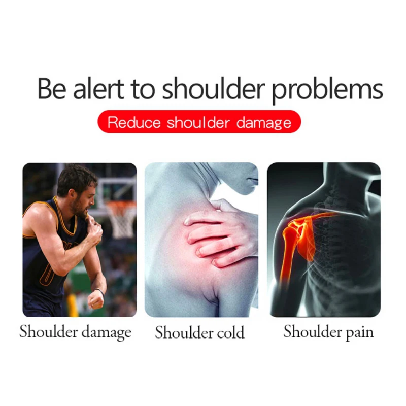 Shoulder Brace for Men and Women Adjustable Shoulder Strap Compression Sleeves for Arms Shoulder Injury Joint Pain Relief Girdle