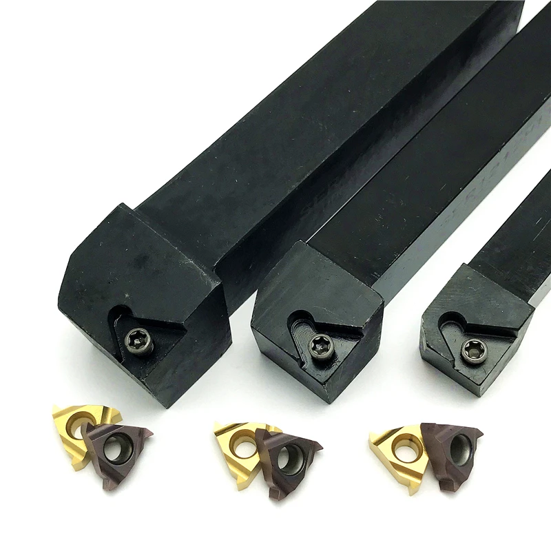 

SER1212H16 SER1616H16 SER2020K16 SER2525M16 Thread Holder +External Thread Turning Tool 16ER AG60 Carbide Inserts Cutting Tool