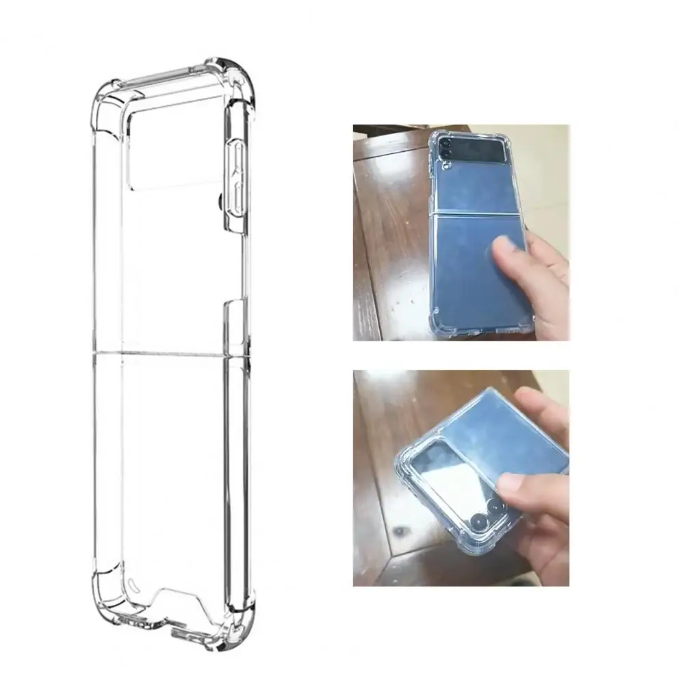 Easy Installation Perfect Matching Phone Four Air Bags Full Closure Protective Case for Galaxy Z Flip 3