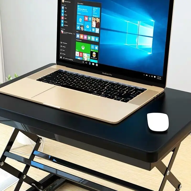 Stand-up computer lifting table laptop desktop computer desk standing office workbench desktop increase shelf Liftable