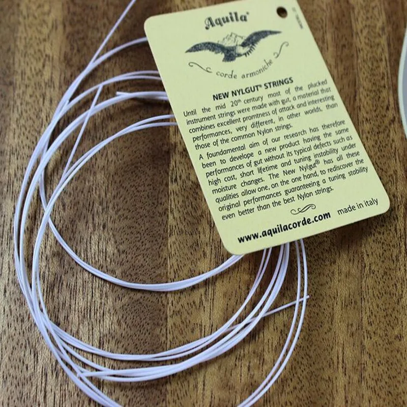 Original Aquila Ukulele Saiten Nylon Sopran Konzert Tenor Ukulele Saiten Low G Nylgut Saiten Für Ukulele Musikinstrumente – Detail 2