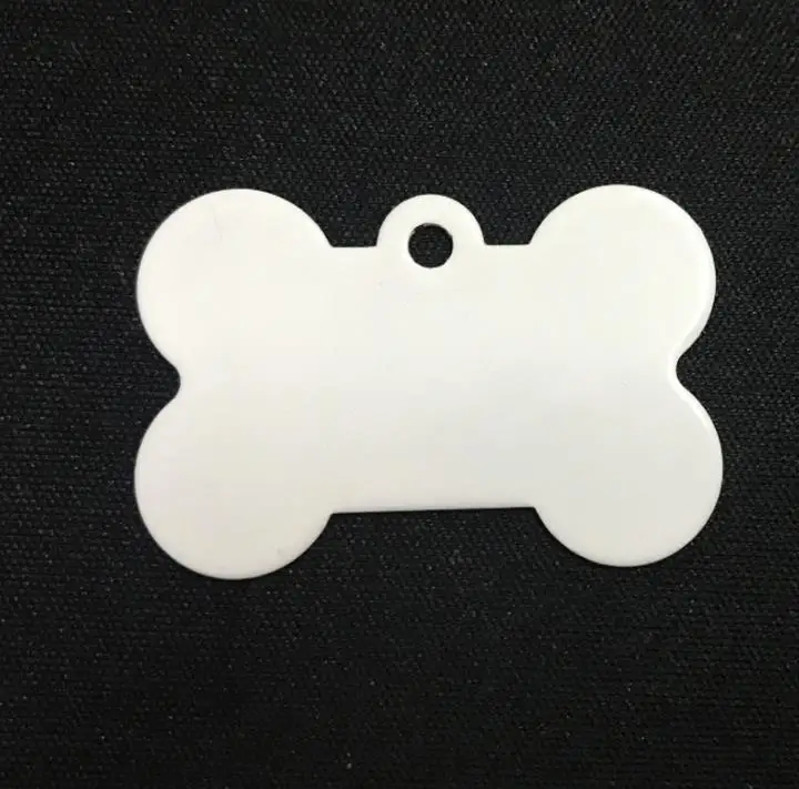 Sublimation Blank Dog Tag Blank Craft Key Chain Pet Tag Custom Double Sided Dog Tags for Personalized Dogs Cats Pets SN3918