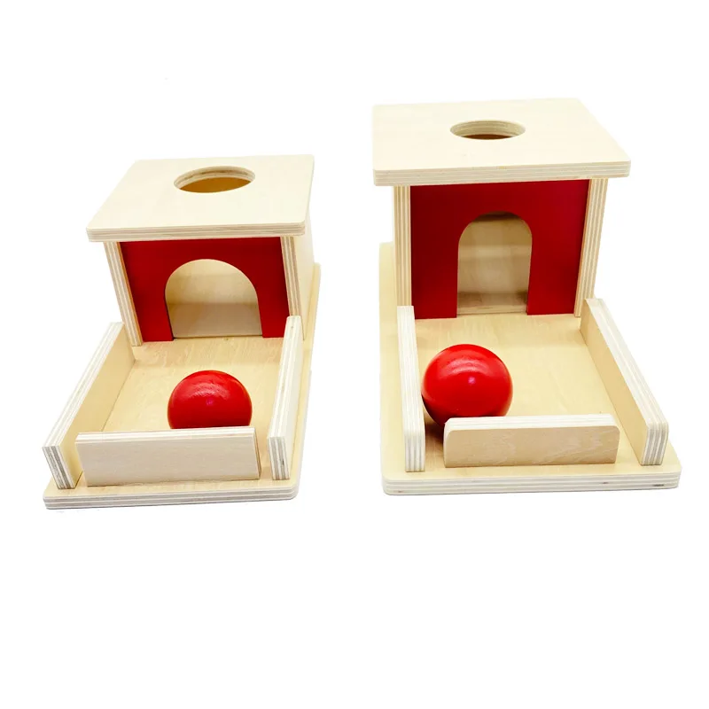 Treeyear Montessori Sensorische Spielzeug Objekt Dauerhaftigkeit Box mit Tray Leben Fähigkeiten Spielzeug Hand Pädagogisches Spielzeug