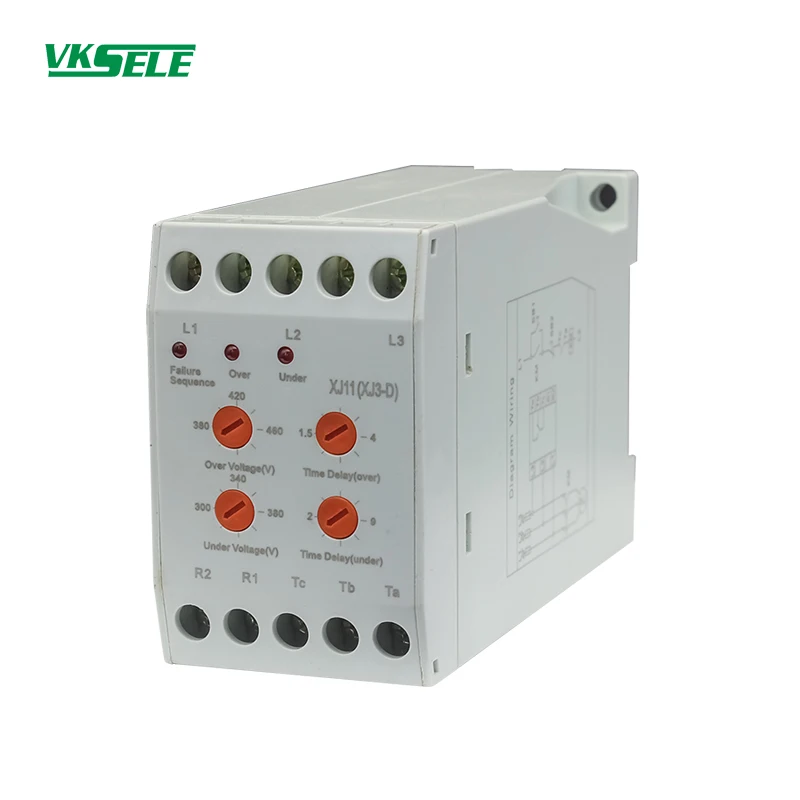 

XJ11 XJ3-D Phase failure Sequence Protection Relay over under voltage reversal relay