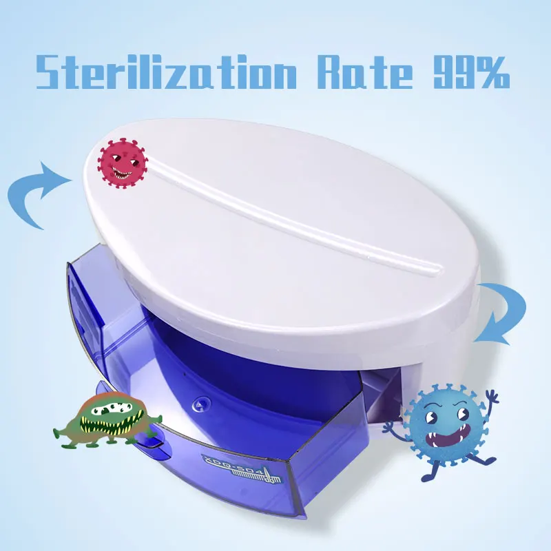 UV Sterilizer Disinfection Cabinet Ultraviolet Light For Manicure Tweezers Professional Nail Tool Dry-air Sterilizezation Box