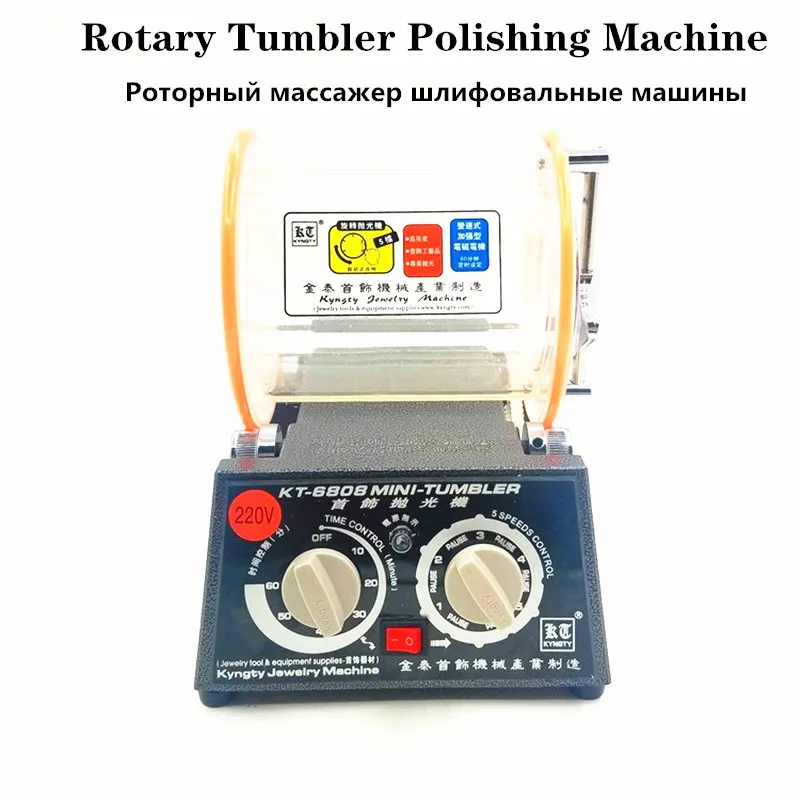 3kg Mini-Rotationspolierer, Trommelpoliermaschine für Schmuck, Steine, Münzen, Metall, Automatischer Trommelpolierer zum Glätten und Polieren – Detail 1