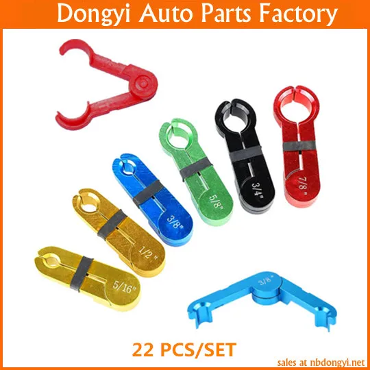 1 set for  22 pcs High quality Automobile air-conditioner oil pipe  removal tool