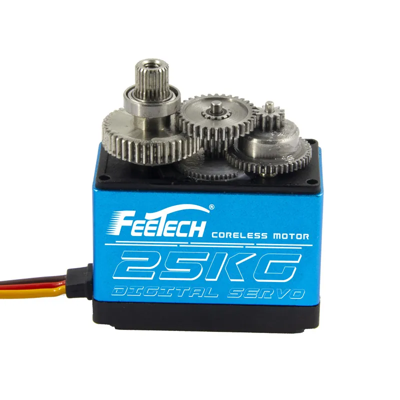 100% Waterproof servo 20KG 25KG 35KG high speed metal gear digital RC servo baja servo 25T Arm for 1/8 1/10 RC Cars