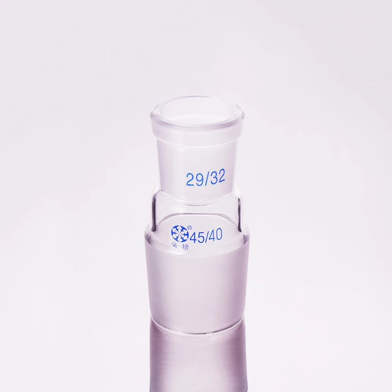 Borosilicate Glass Joint,Female 29/32,Male 45/40,Glass reducing Adapter,A type connector