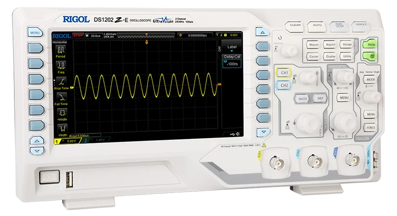 DS1102Z-E/DS1202Z-E-- Two Channel, 100/200MHz DSO