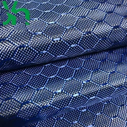 3K240g blue football pattern carbon fiber cloth, personalized decoration of interior and exterior parts of the car