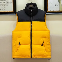 Winter Down Vest Men 2021 Casual Waistcoat Men's Sleeveless Jacket Plus Size 6XL Warm Women Vest Overcoats Streetwear Vest