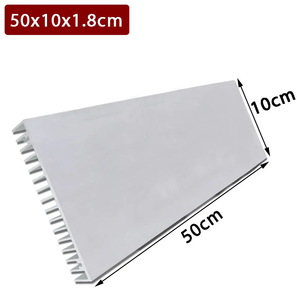 LED Heat Sink Aluminum Profile High Power Heatsink 4cm 8cm 10cm 15cm 20cm Grid Type Long Dense Tooth Radiator DIY Aquarium Light