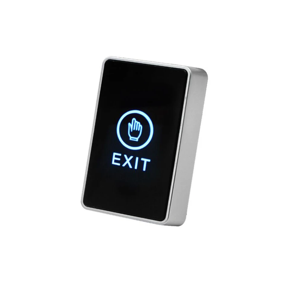 Push Touch Exit Button Door Eixt Release Button for access Control System for Home Security Protection With LED Indicator