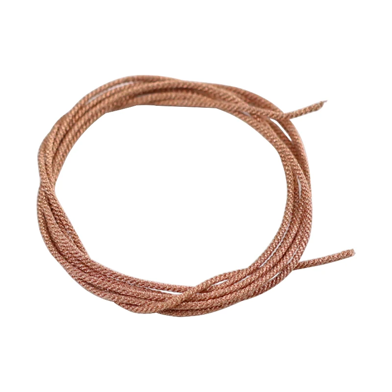 GHXAMP 1 Meter Speaker Lead Wire Braided Copper Wire For 5" 6.5" 8" 10"Inch Woofer PA Speaker Voice Coil Repair