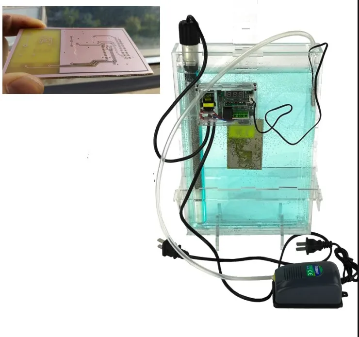 

HK2030 circuit board making etching machine PCB DIY metal corrosion etching machine 220V