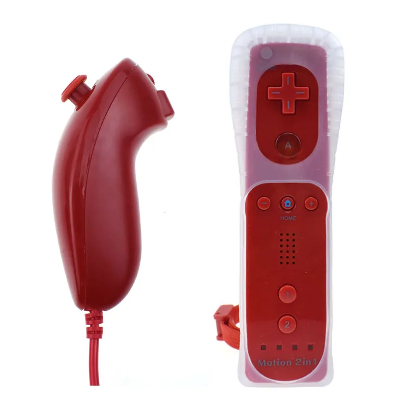 2in1 Nunchuck con Motion Plus per nintendo Wii Game Remote Controller Joystick