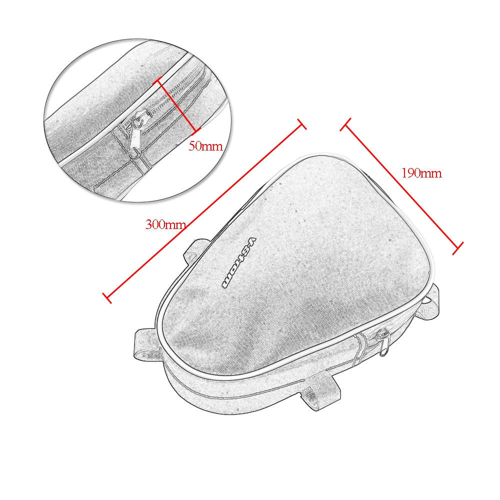 For V-Strom 650 DL650 DL1000 VSTROM650 VSTROM1000 Motorcycle Frame Crash Bars Bumper Waterproof Bag Repair Tool Placement Bags