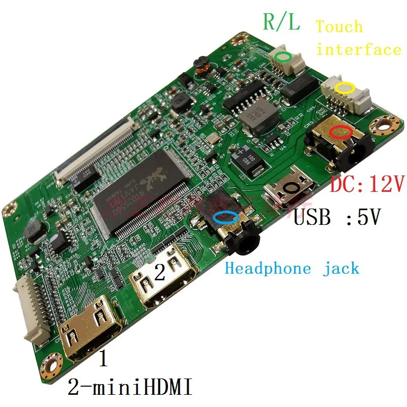 Imagem -04 - Polegada Monitor 2k Display Módulo Grupo Kit Ips hd Dvi Vgausb5vdc12v Dois Esquema de Fonte de Alimentação Resolutionmodule Customiz 2560x1600 10