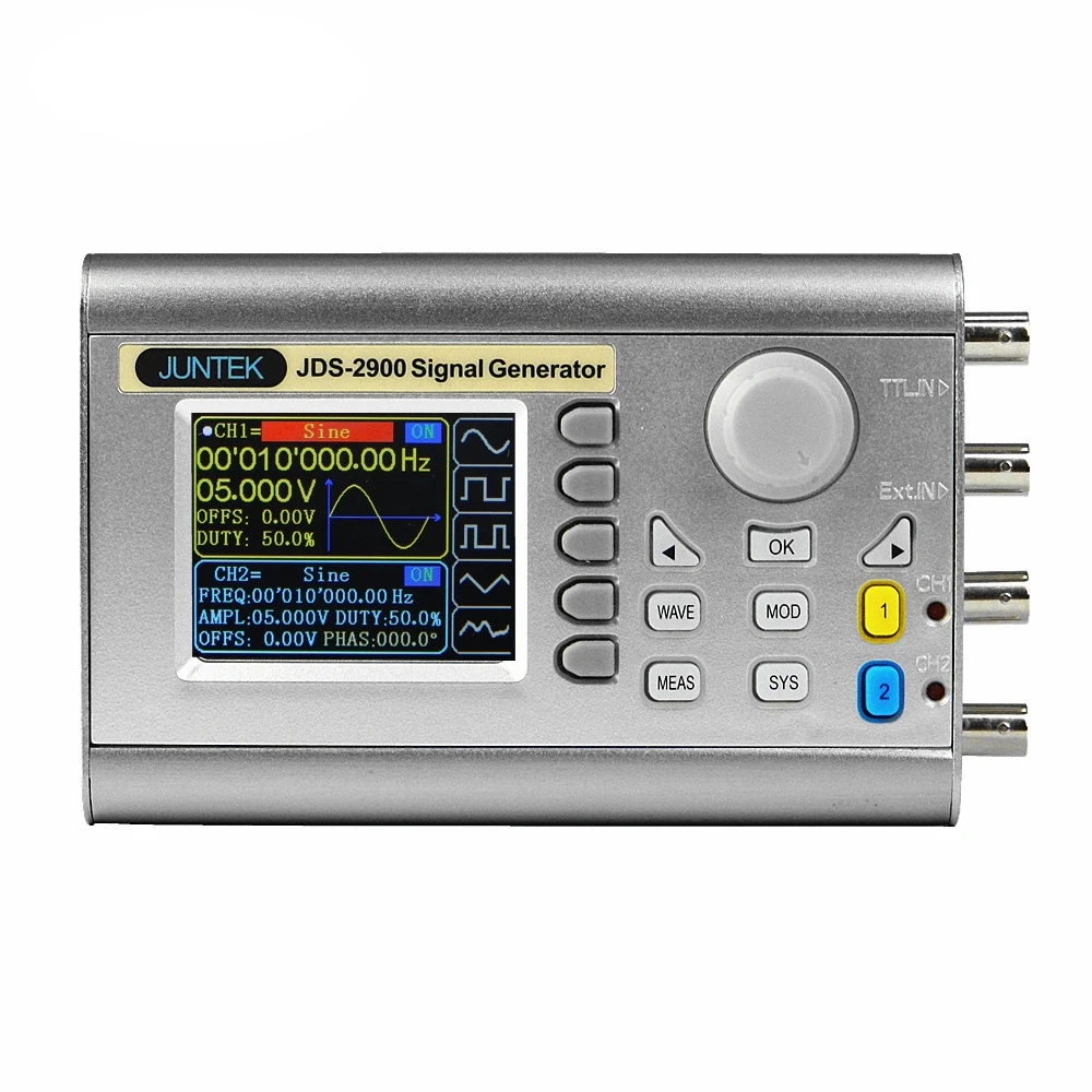 

2-Channel DDS Signal Generator Counter Frequency 15 MHz Signal Source JDS2900