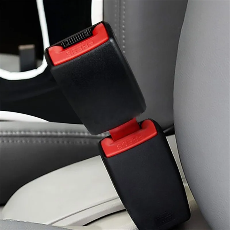 Universal Car Seat Belt Buckles Seat Belt Extender Steel Safety Belt Buckle Clip Extension Plug Buckle Seat belt Clip