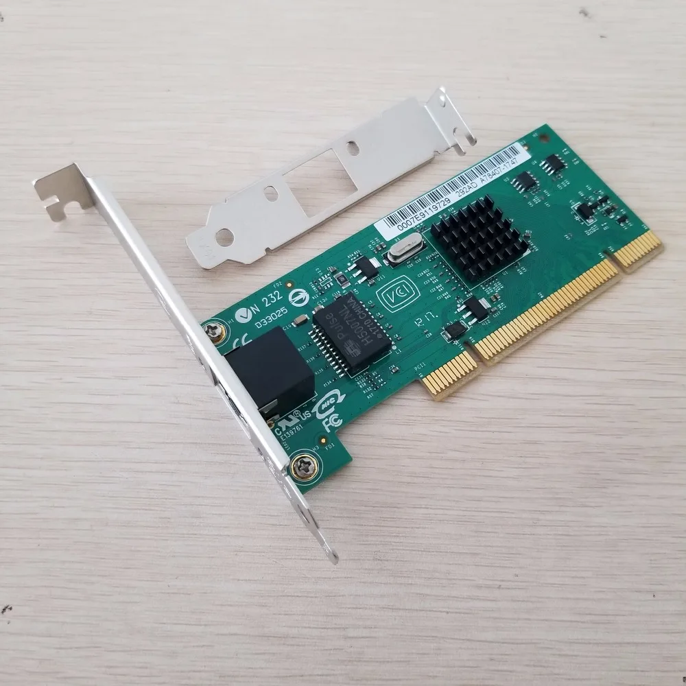 2in1 2U Low Profile & Normal Bracket 10/100/1000 MT Diskless Ethernet Gigabit Desktop Server PCI NETWORK NIC Lan Card Adapter