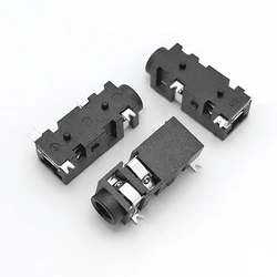 10Pcs PJ-208 Hoofdtelefoonaansluiting 2.5Mm Koptelefoonaansluiting Smd 3Pin 4Pin Vrouwelijke Audio Connector Smt PJ208
