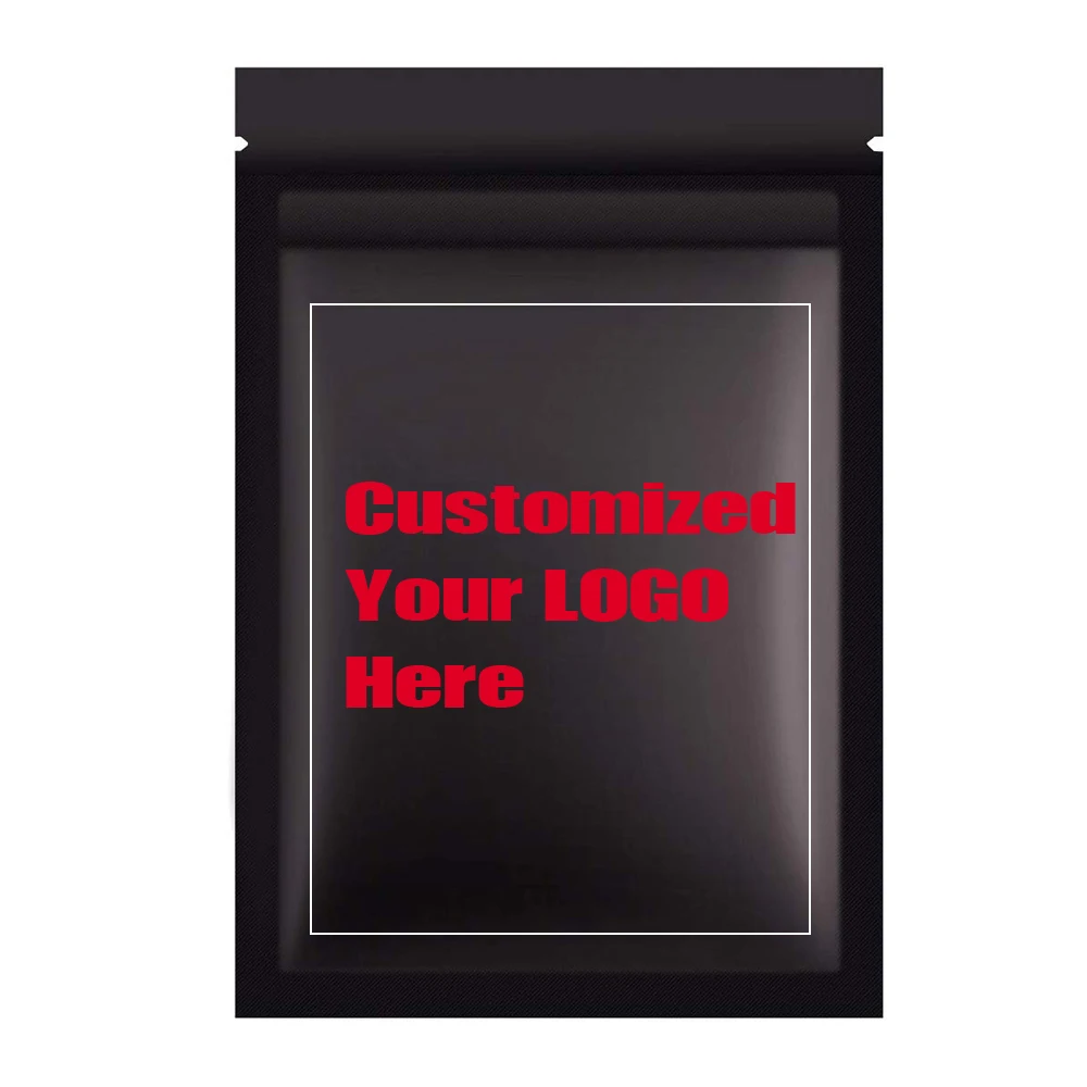 Сумки с принтом по индивидуальному заказу с вашим собственным логотипом или дизайном, сумки из майларовой фольги с застежкой-молнией, 1 сторона, 1 цвет, печать логотипа, минимальный заказ, 500 шт.