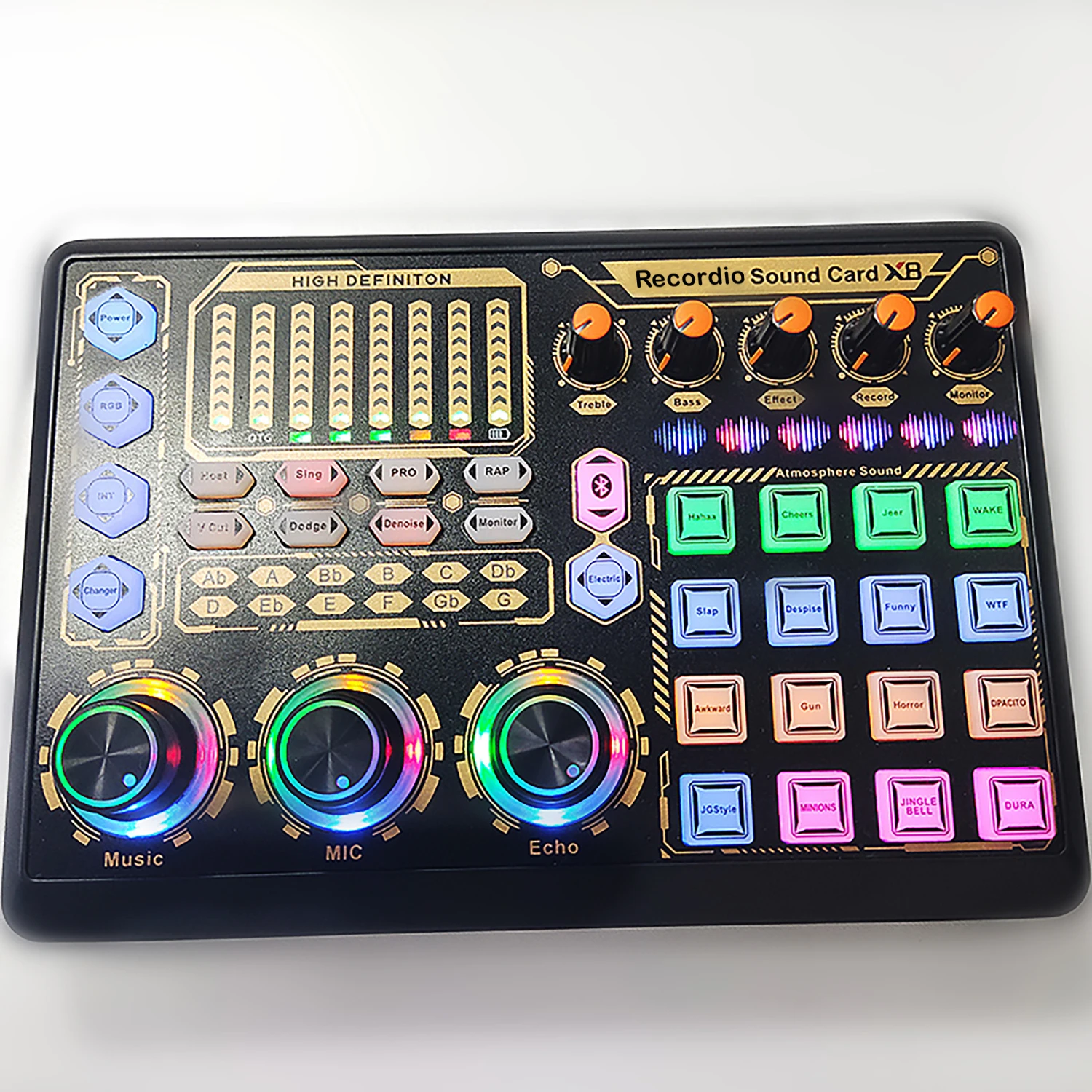 GAX-X8 التكنولوجيا الجديدة OTG جودة X8 USB كارت الصوت الخارجية الذكية المهنية الاتصال الهاتف والكمبيوتر اللوحي