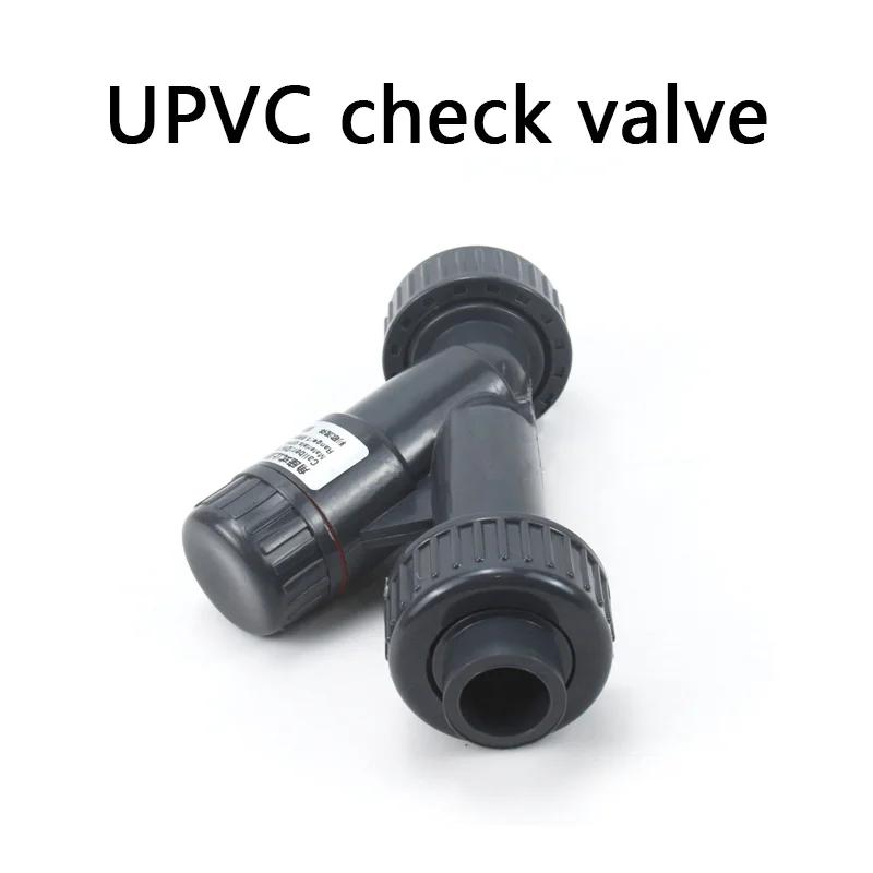 

UPVC check valve UPVC Angle Seat Check Valve Garden Irrigation Aquarium Tank PVC Pipe Non-Return Valve Industrial Water Fittings