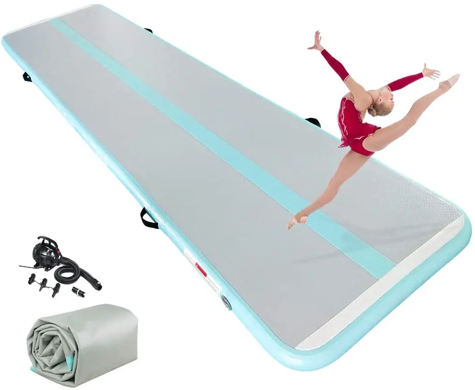 

Gymnastics Air Track Gym Mat 4m Inflatable Air Track Gymnastics Air Tumbling Track Swimming Pool Floating Mat Floor