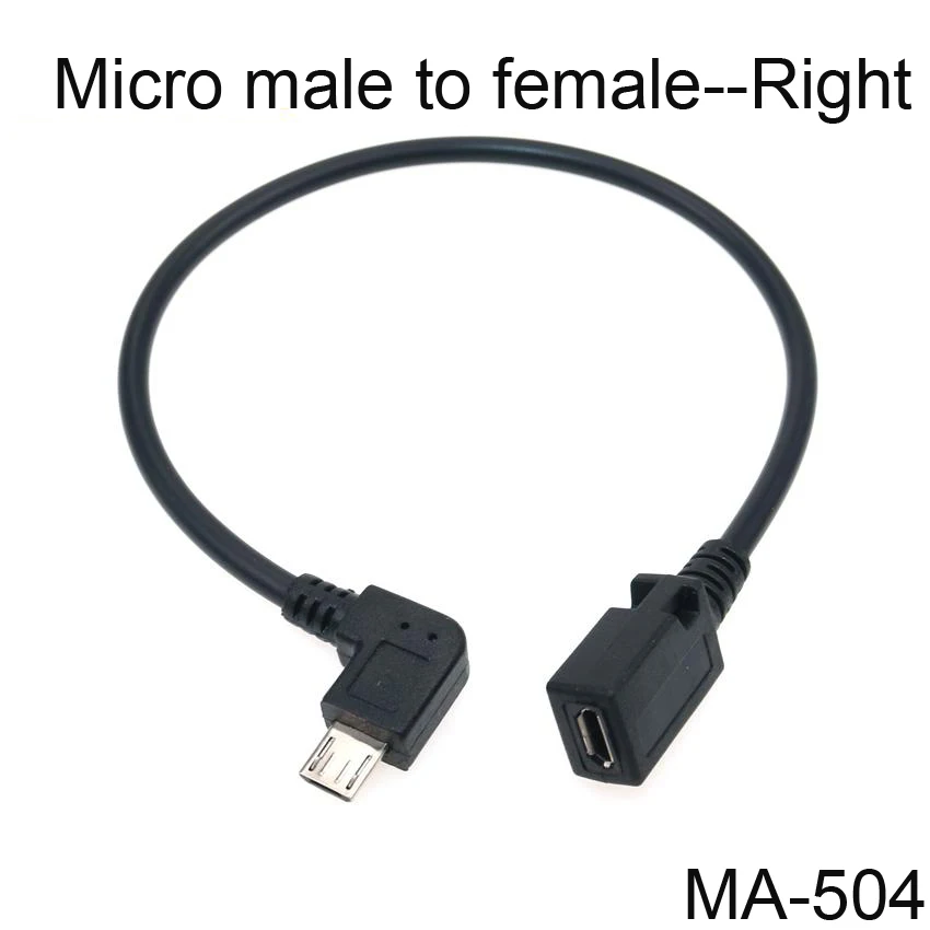 Micro HDMI-compatible Cable 90 Degree Right Angled Micro Male To HD Female Adapter Convertor UP / Down to HD Extension Cable