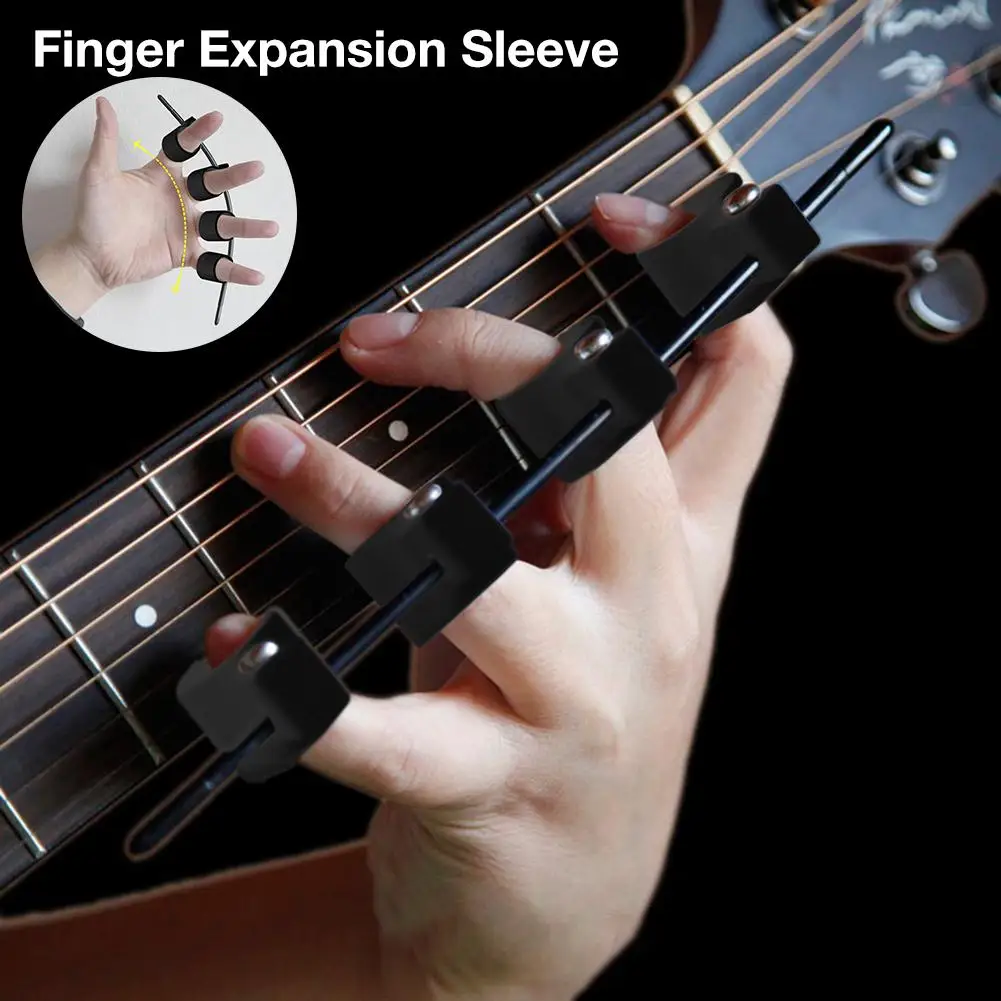 Portable Guitar Trainer Tool Acoustic Guitar Extender Musical Finger Extension Instrument Accessories Finger Expansion Sleeves