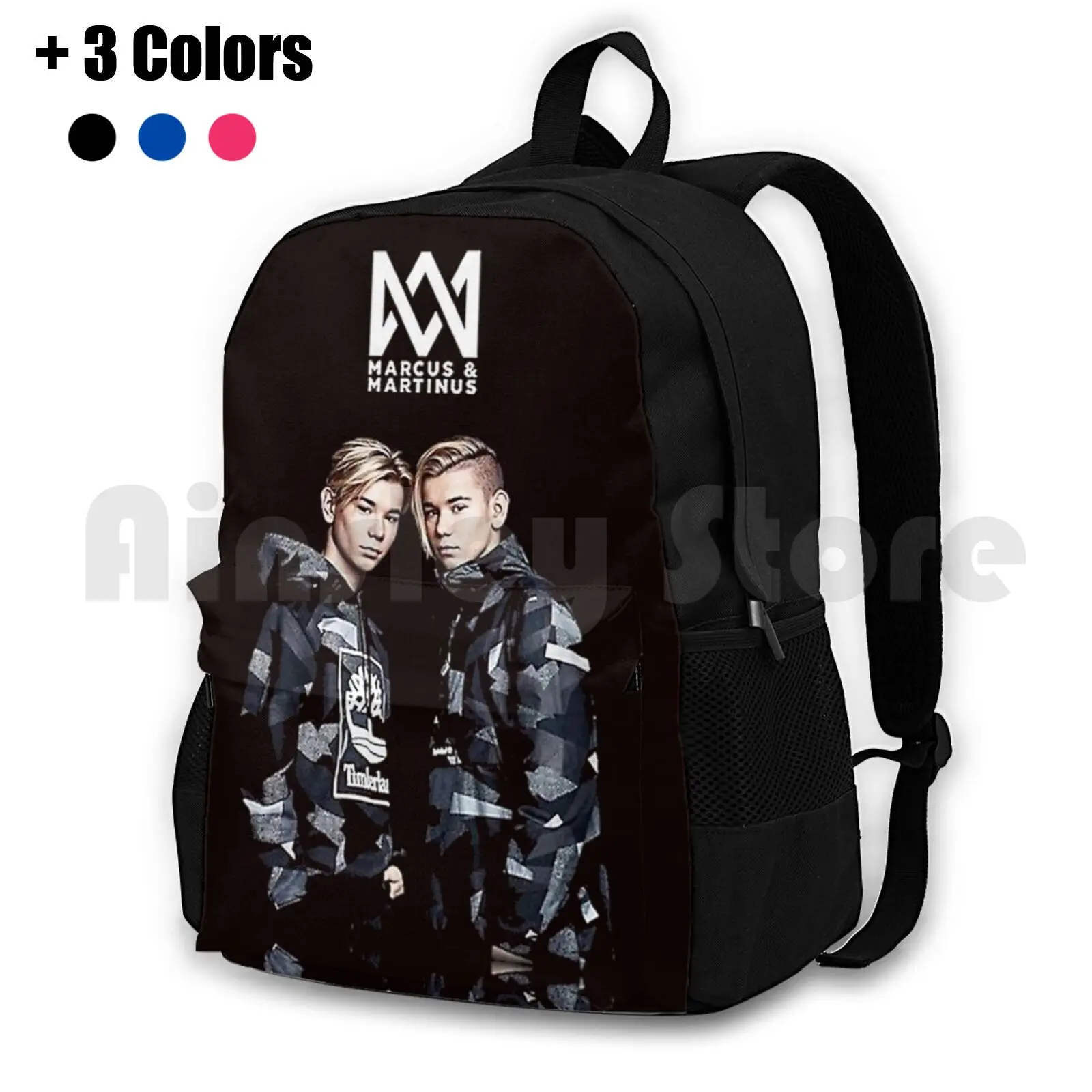 Marcus And Outdoor Hiking Backpack Riding Climbing Sports Bag Marcus And Duoself Styler Boy Trend Musician Band Najwa