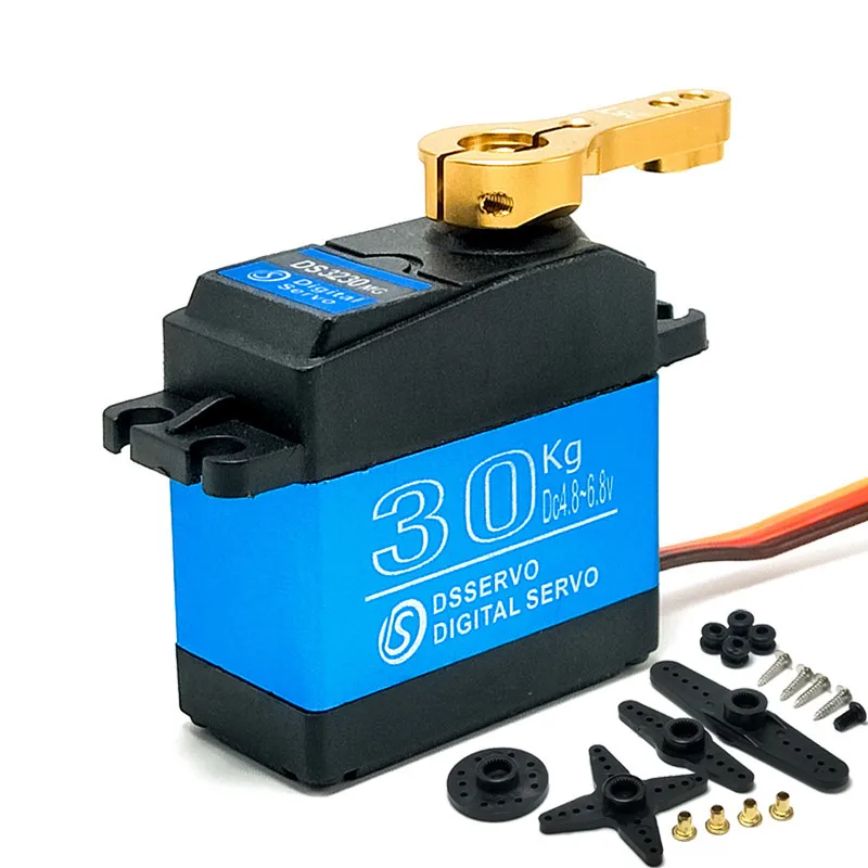 

DS3230 Servo 0-360 degrees 30KG Metal Gear Digital Servo High Torque Waterproof Servo For 1:8/1:10/1:12 RC Cars Spare Parts